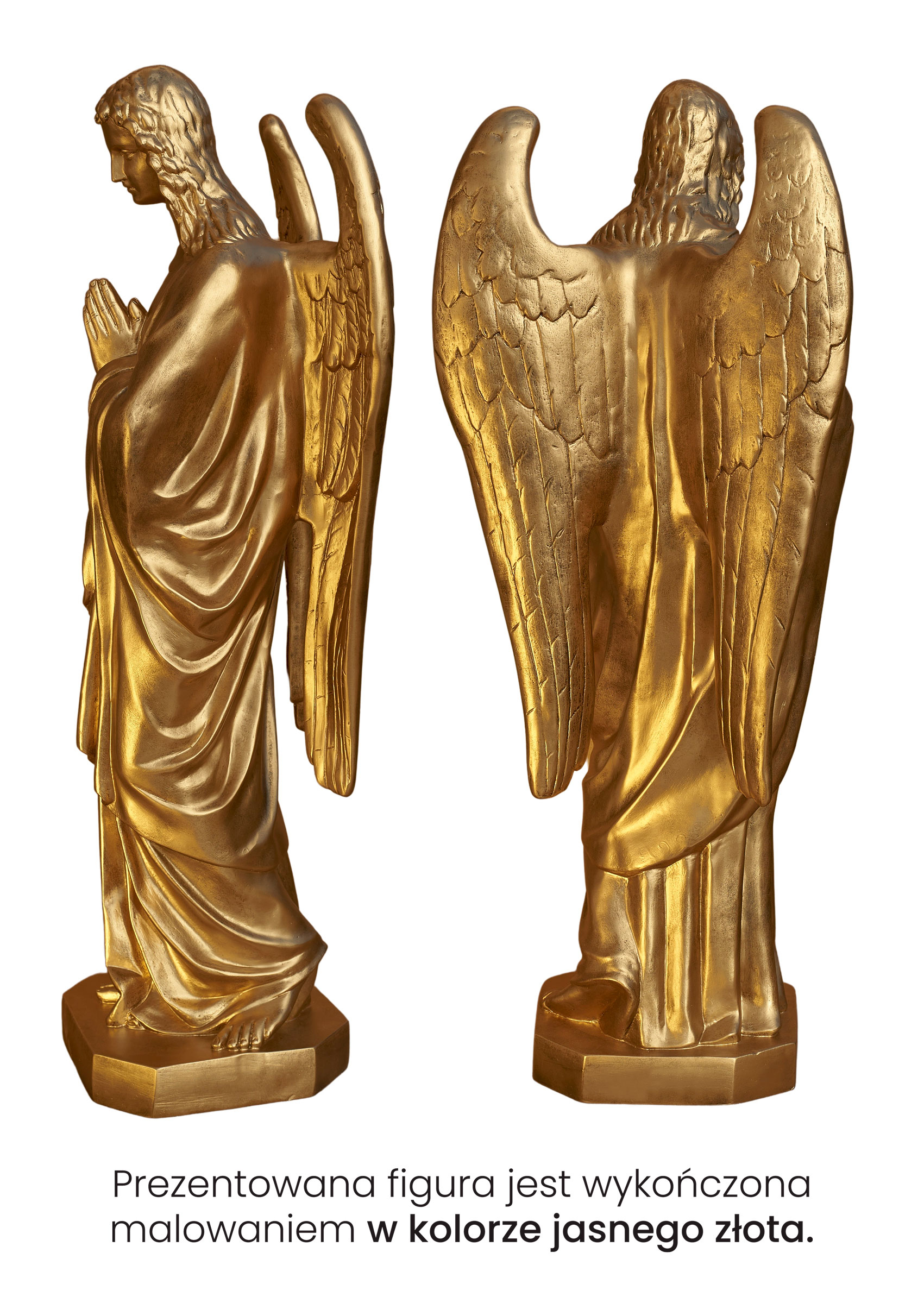 Anioł adorujący - Figura sakralna - 110 cm - R109