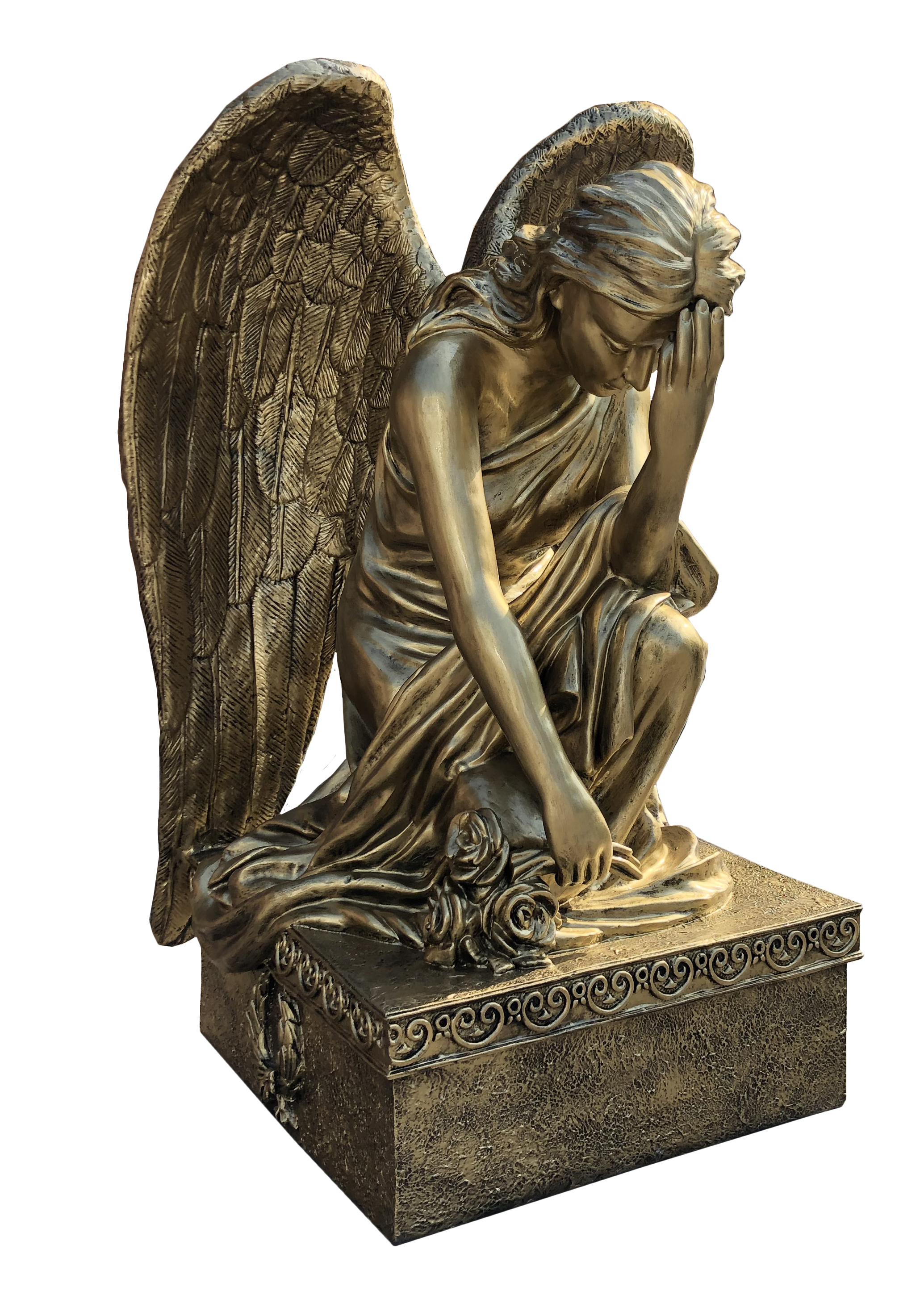 Anioł Klęczący - Figura sakralna - 120 cm - R81