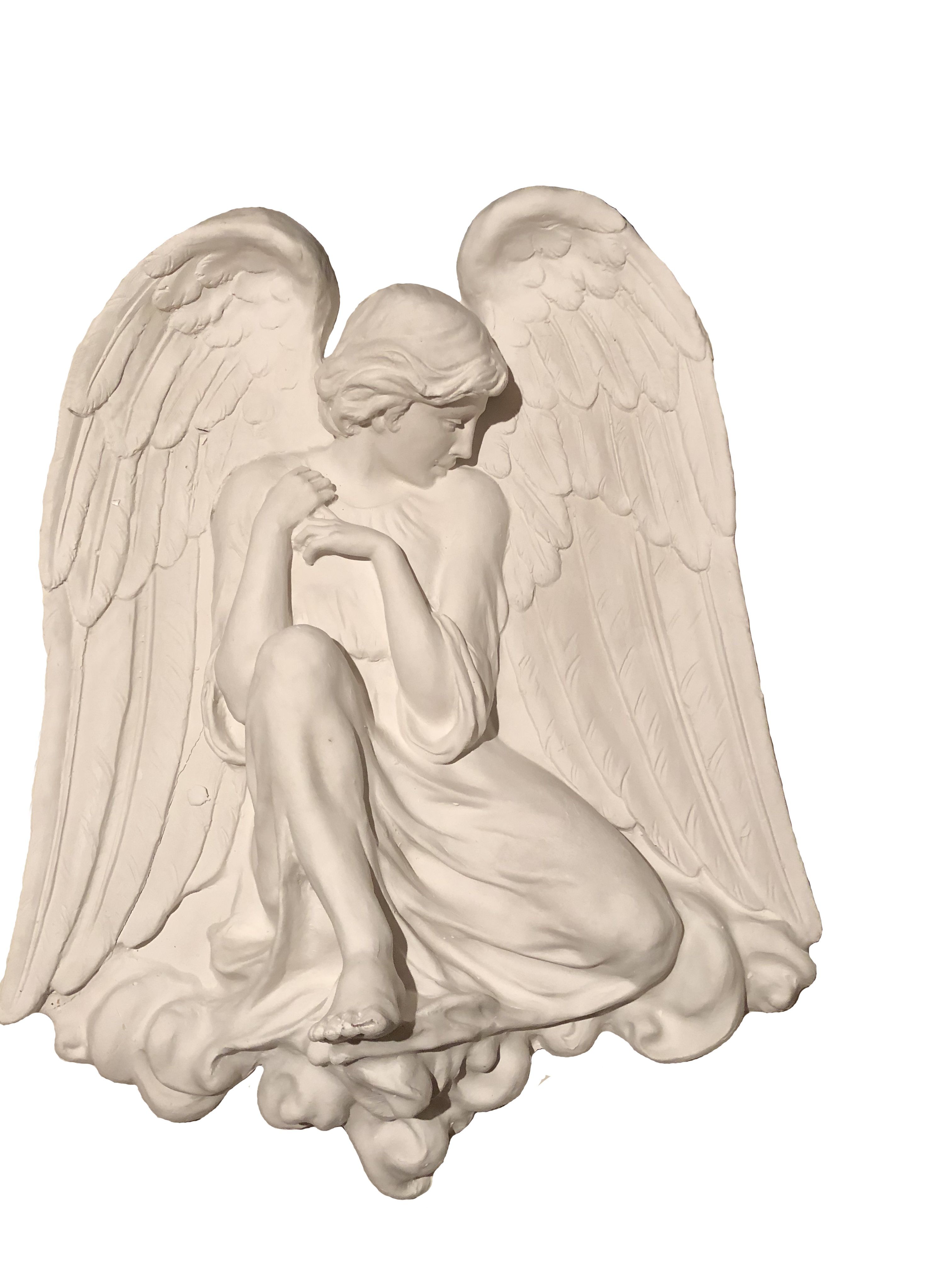 Anioł - Płaskorzeźba nagrobna - 60 cm - P44