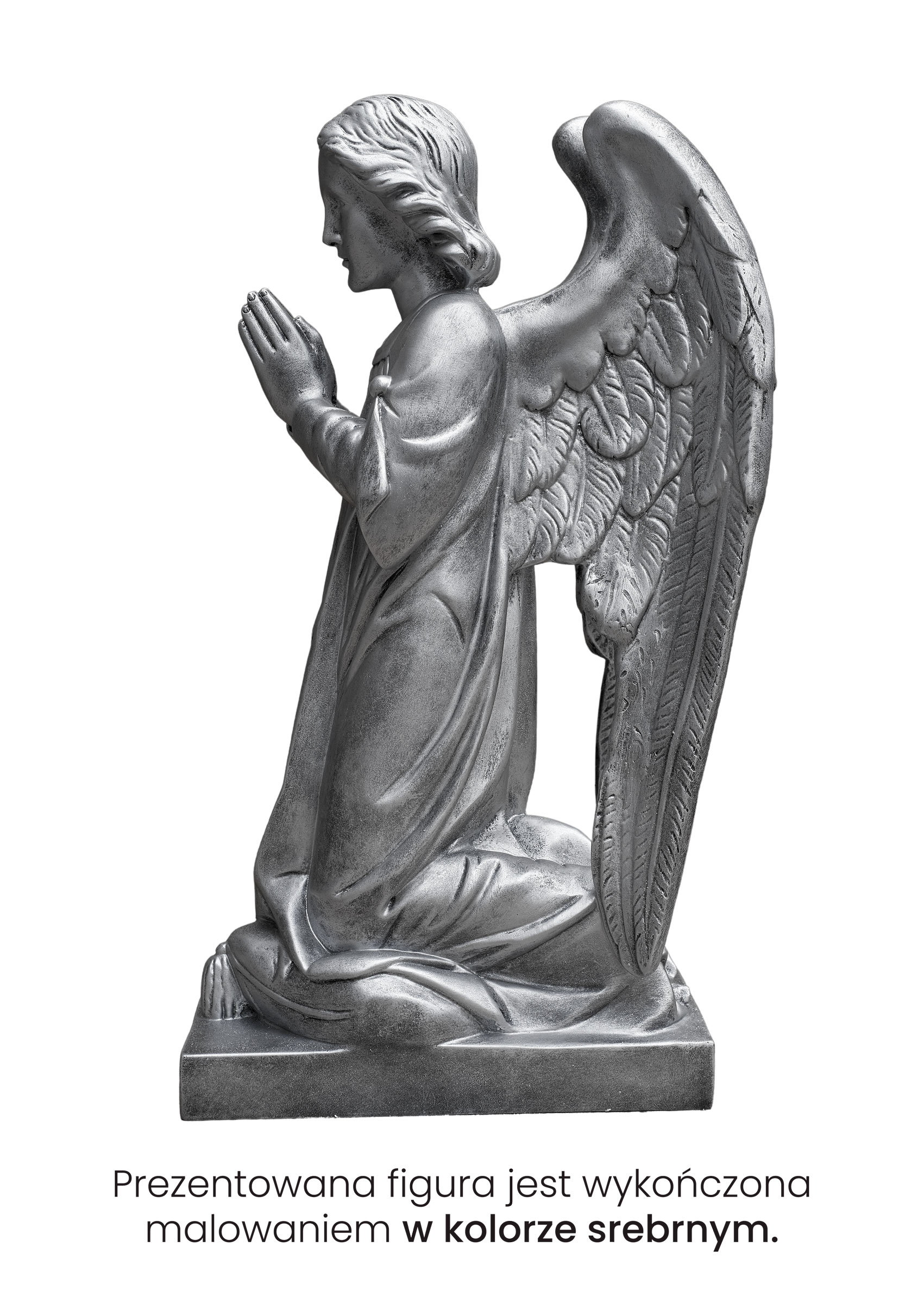 Anioł w modlitwie - Figura nagrobna - 50 cm - R 107