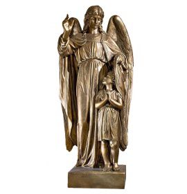 Anioł z dzieckiem - Figura nagrobna - 100 cm - R 142