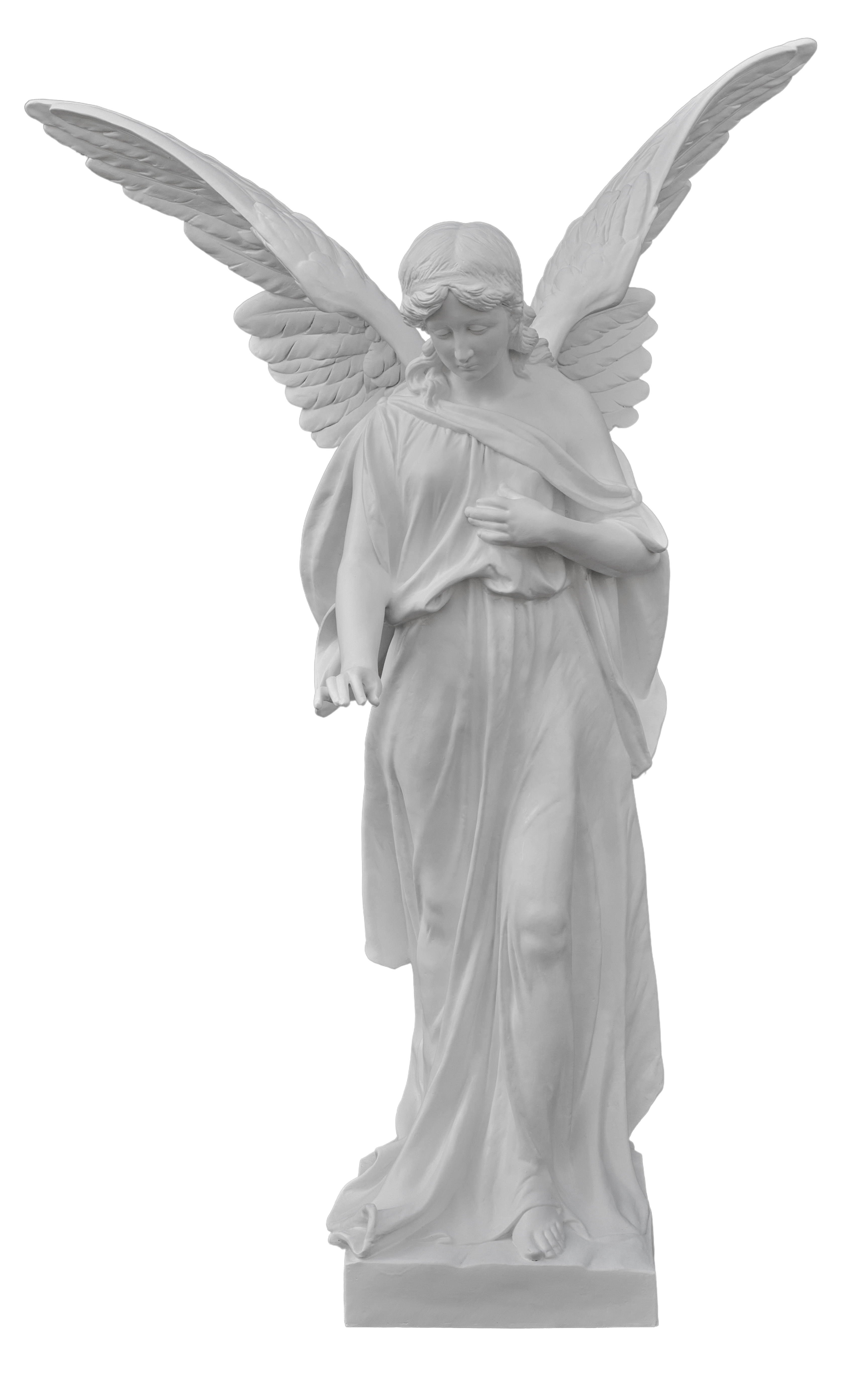 Anioł ze skrzydłami - Figura sakralna - 162 cm - R12