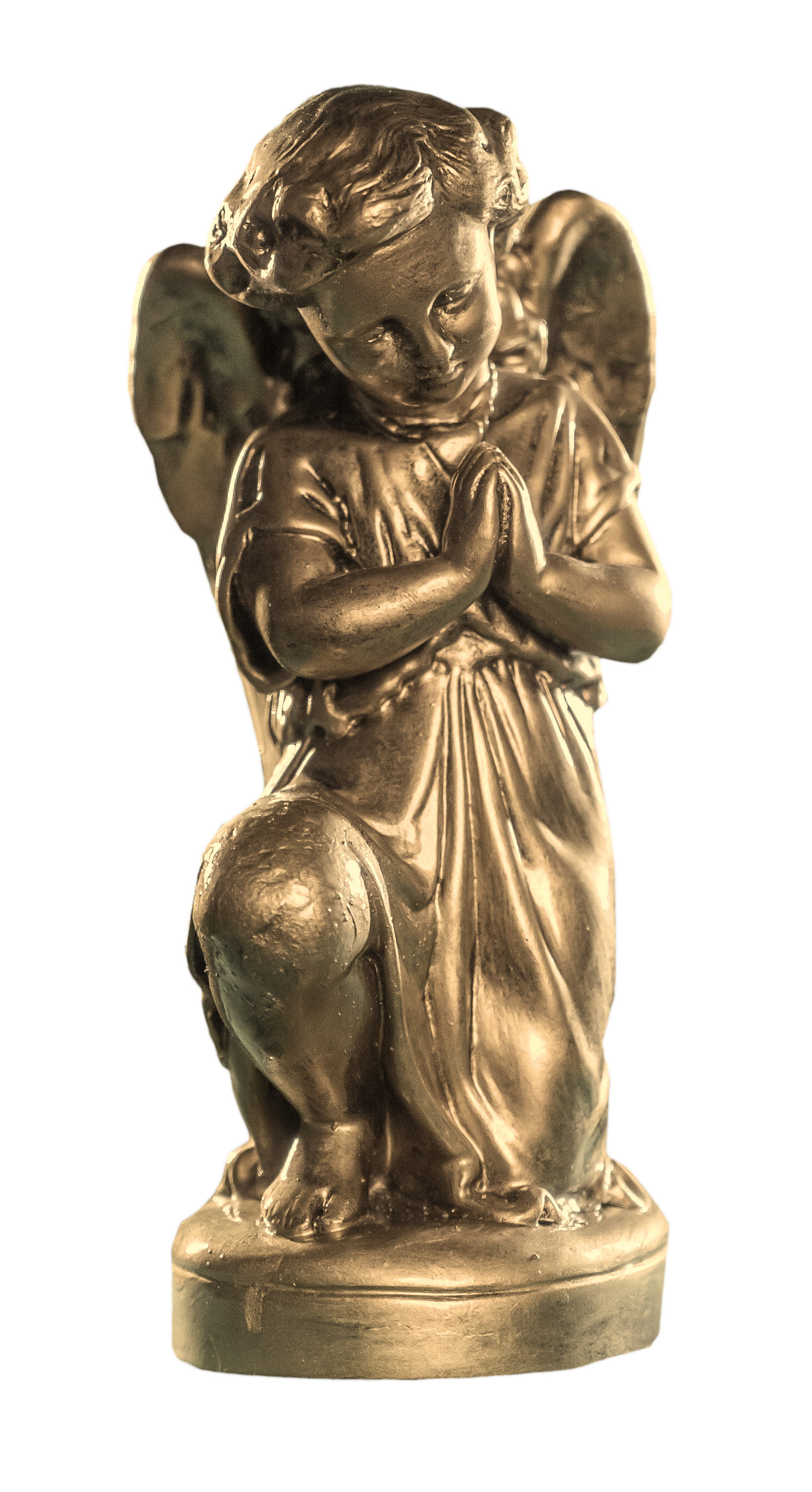 Aniołek klęczący lewy - Figura nagrobna - 28 cm - R 98