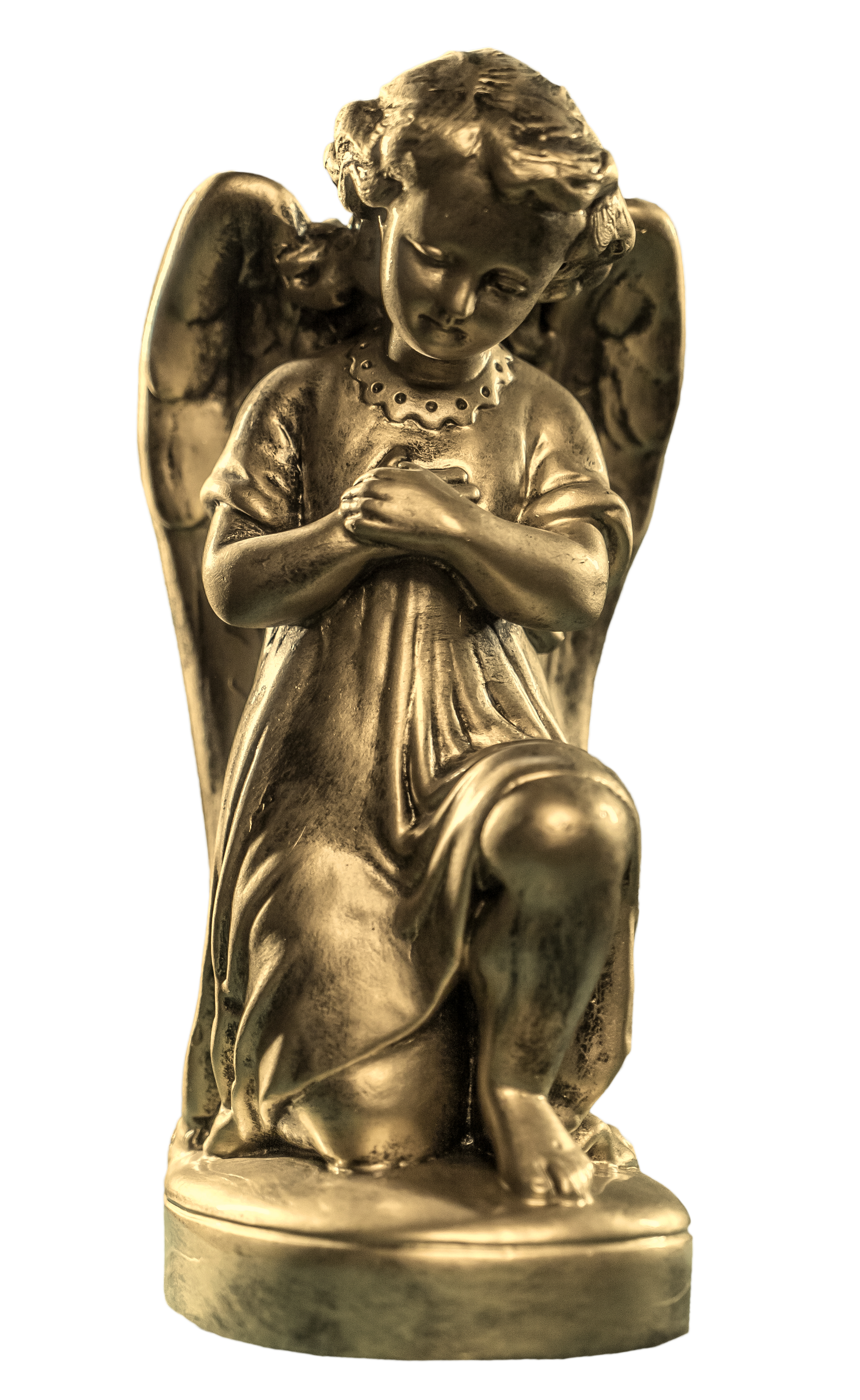 Aniołek klęczący prawy - Figura nagrobna - 28 cm - R 99