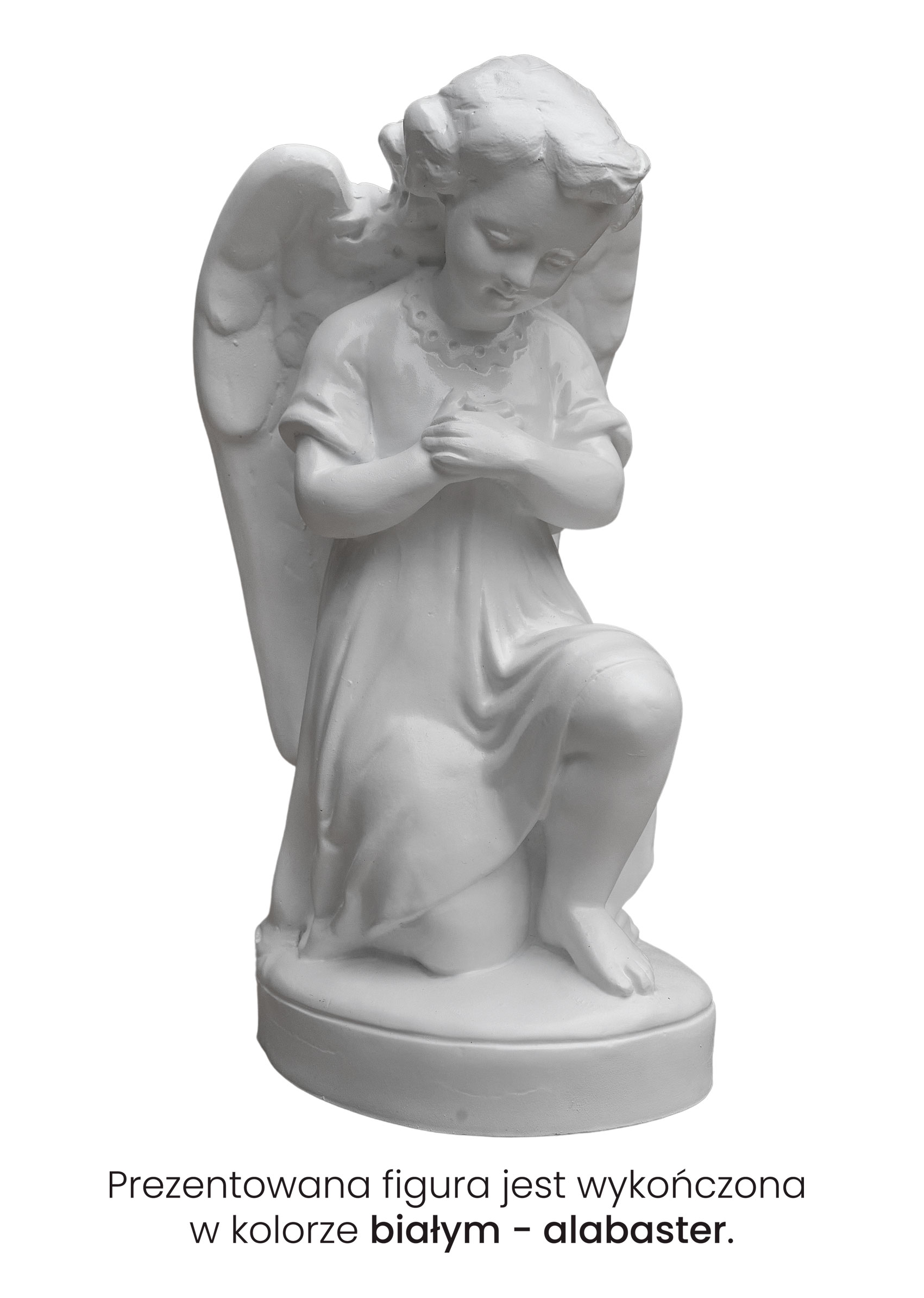 Aniołek klęczący prawy - Figura nagrobna - 28 cm - R 99