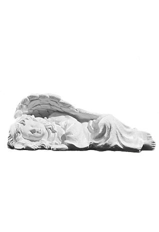 Śpiący Aniołek - Rzeźba na cmentarz - 32x13 cm - R06
