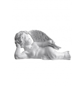 Aniołek leżący ze skrzydełkami - Rzeźba nagrobkowa - 40x20 cm - R 74