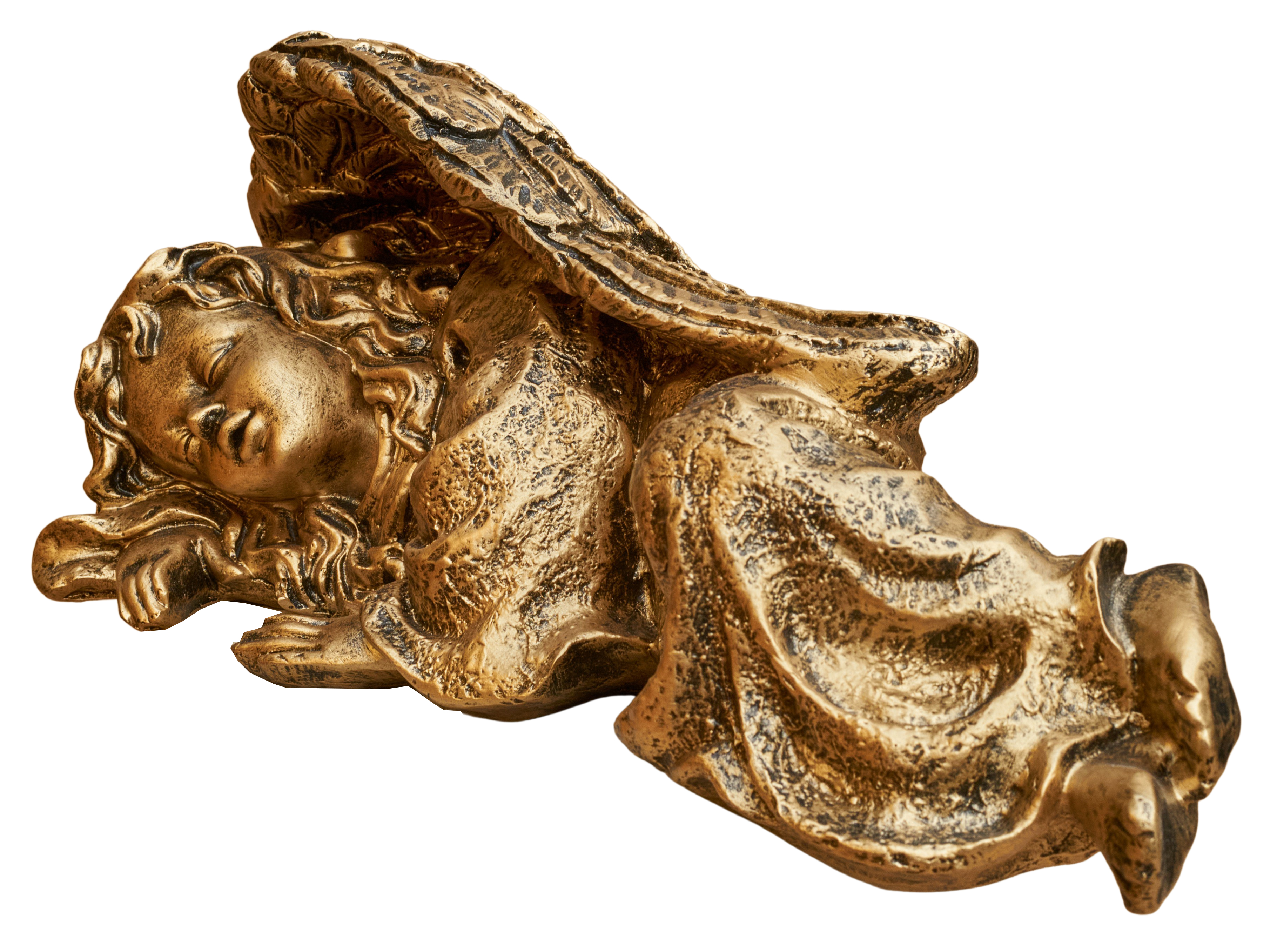 Śpiący Aniołek - Rzeźba na cmentarz - 32x13 cm - R06