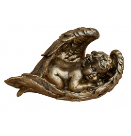Aniołek leżący ze skrzydełkami - Rzeźba nagrobna - 37x21 cm - R304