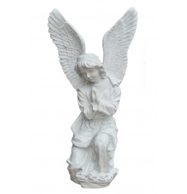 Anioł w modlitwie - Figura nagrobna - 86 cm - R386