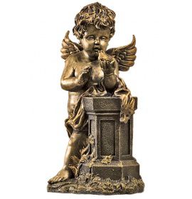 Aniołek z gołąbkiem - Figura nagrobna - 52 cm - R 96