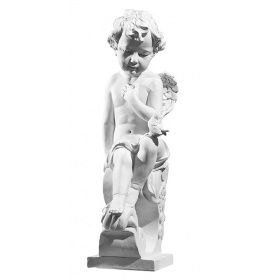 Aniołek z gołąbkiem - Figura nagrobna - 47 cm - R 140