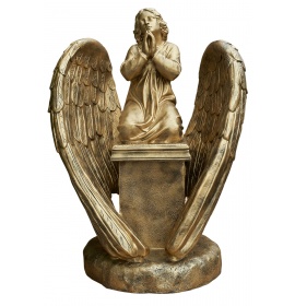 Dziewczynka klęcząca w skrzydłach - Figura sakralna - 110 cm - R66