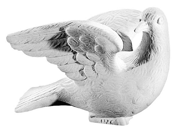 Gołąb - Rzeźba nagrobna - 15 cm - R 177