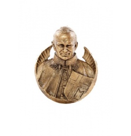 Jan Paweł II - Płaskorzeźba nagrobna - 24x29 cm - JP14