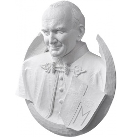 Jan Paweł II - Płaskorzeźba nagrobna - 70x80 cm - JP15