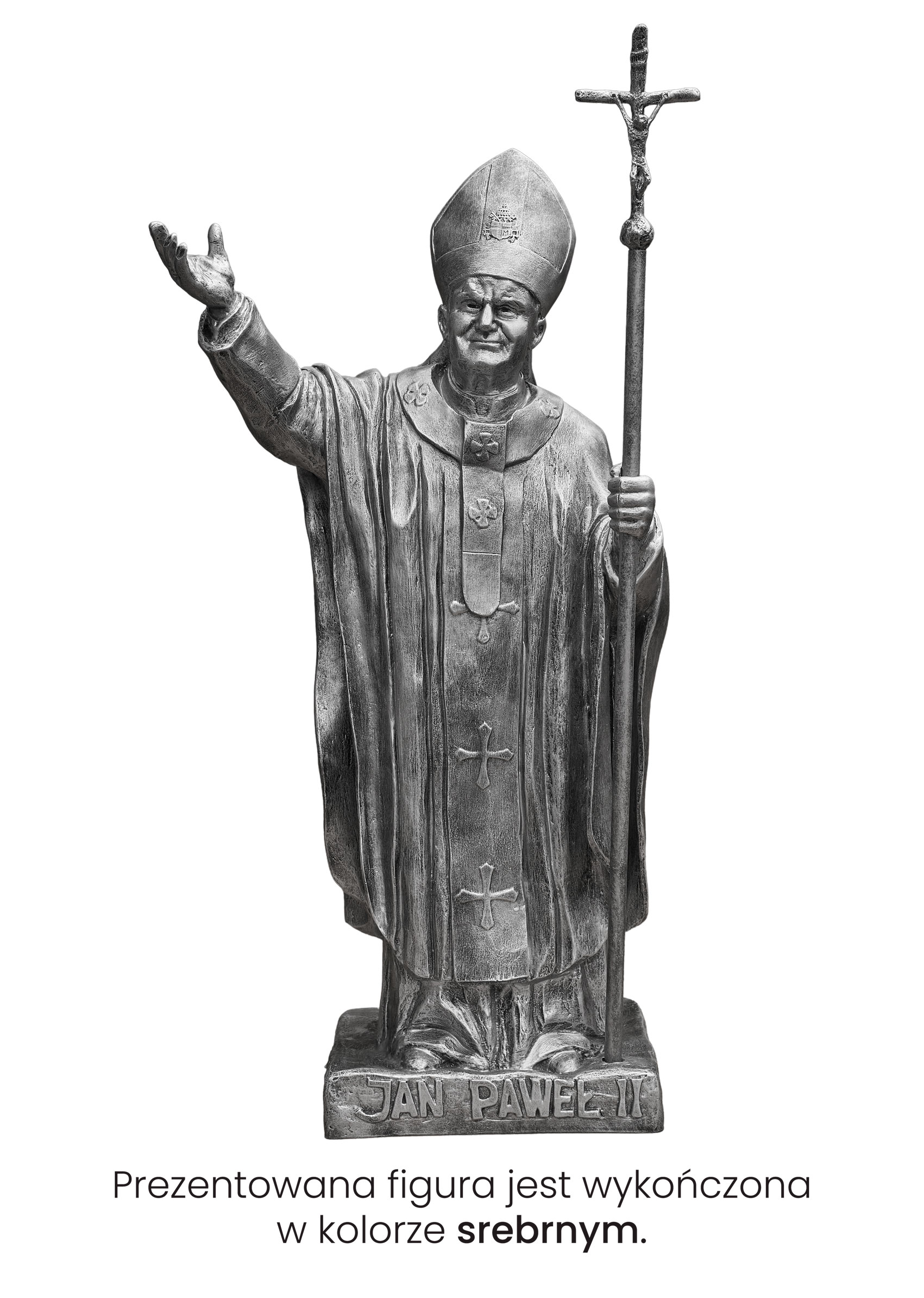 Jan Paweł II - Figura nagrobna - 90 cm - JP09