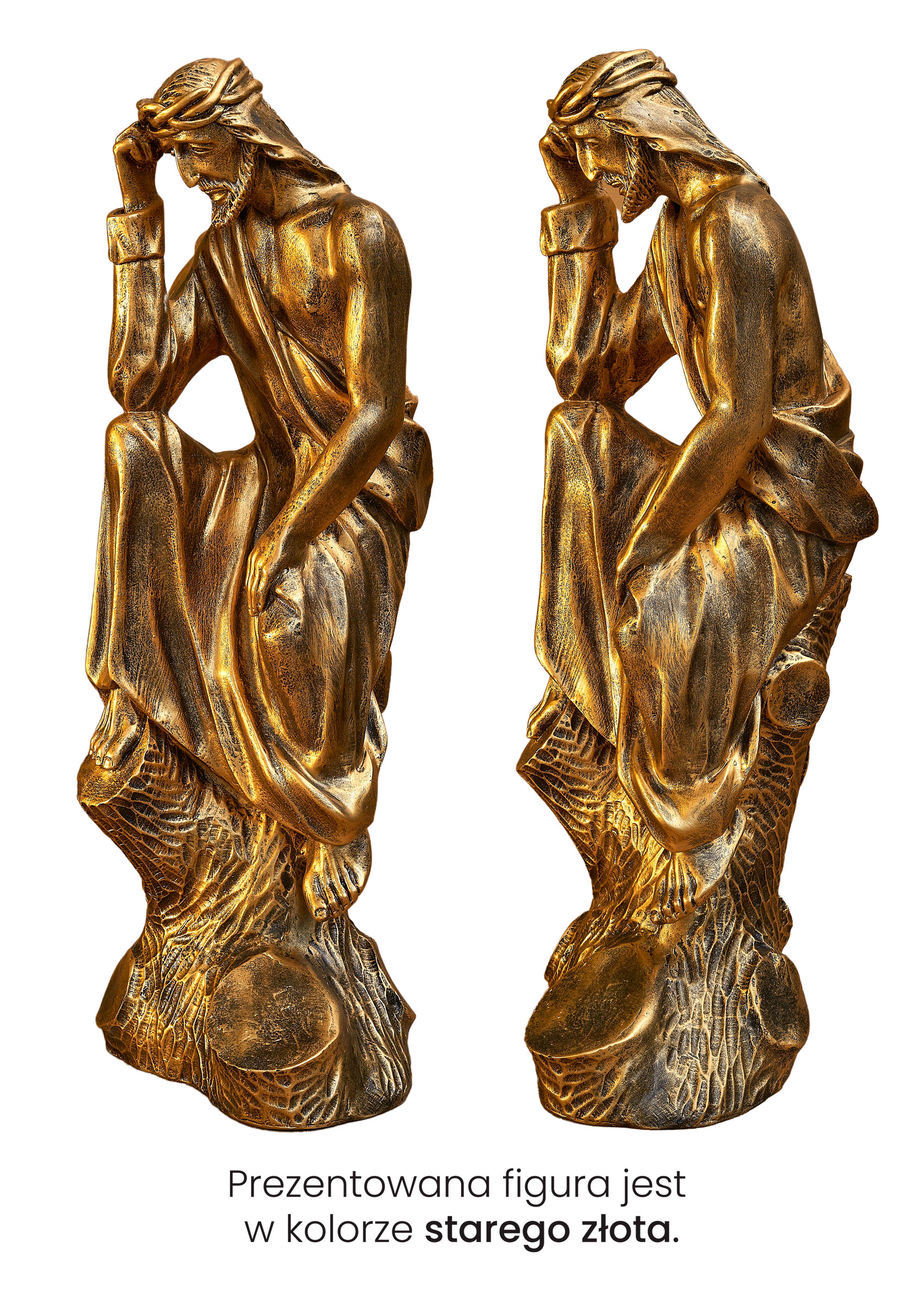 Jezus Frasobliwy - Figura nagrobna - 85 cm - R 115