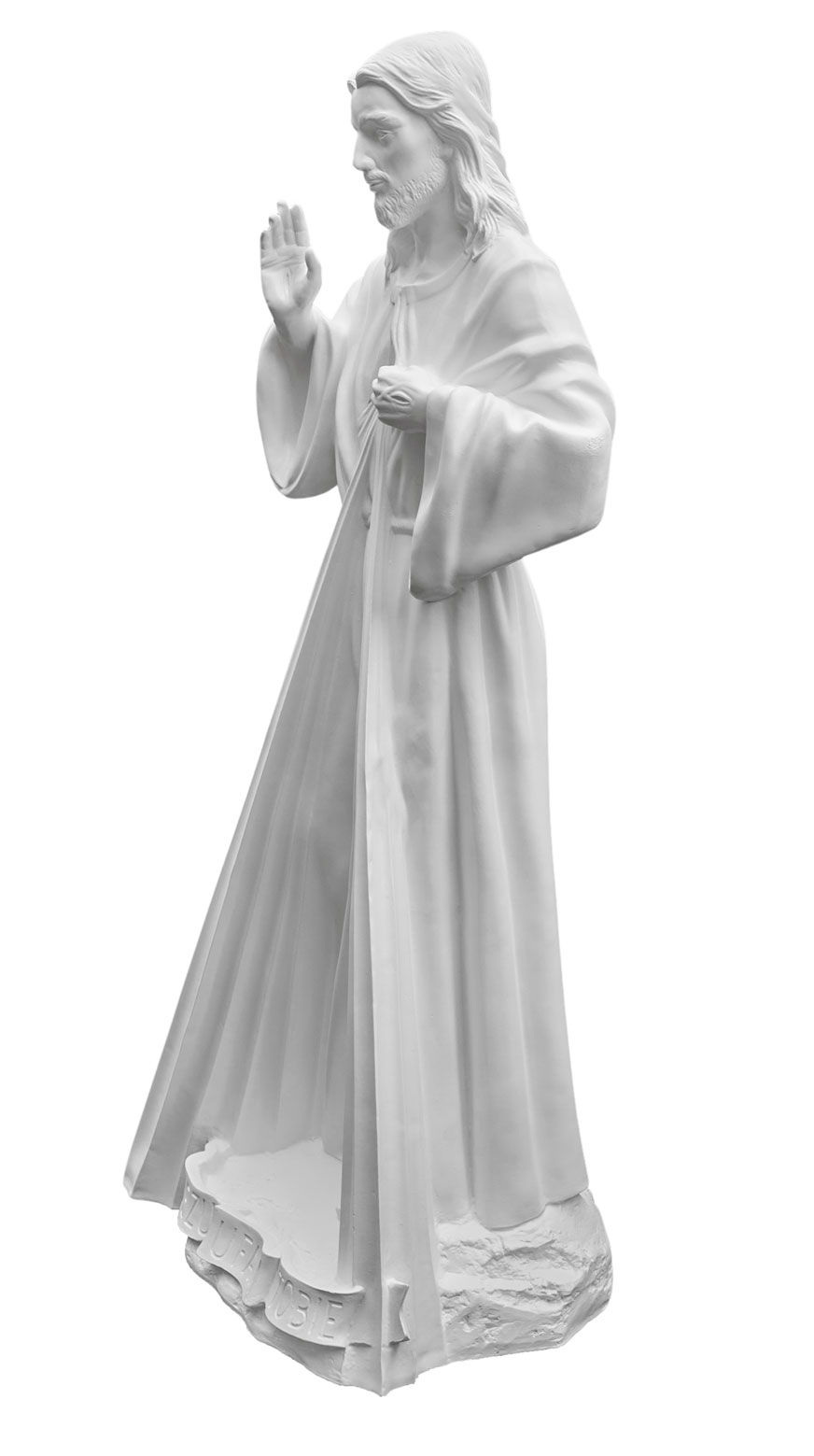 Jezus Miłosierny - Jezu Ufam Tobie - Figura nagrobkowa - 174 cm - R 172