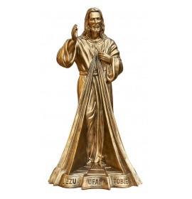 Jezus Miłosierny - Jezu Ufam Tobie - Figura nagrobkowa - 90 cm - R 170