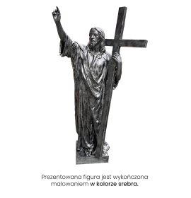 Jezus z krzyżem - Figura nagrobkowa - 140 cm - R 231