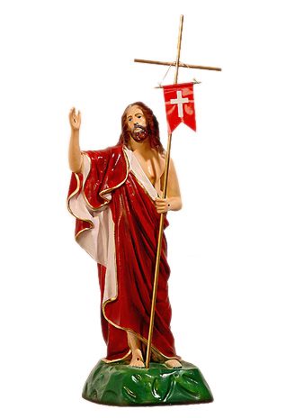 Jezus Zmartwychwstały - Rzeźba nagrobna - 36 cm - R120