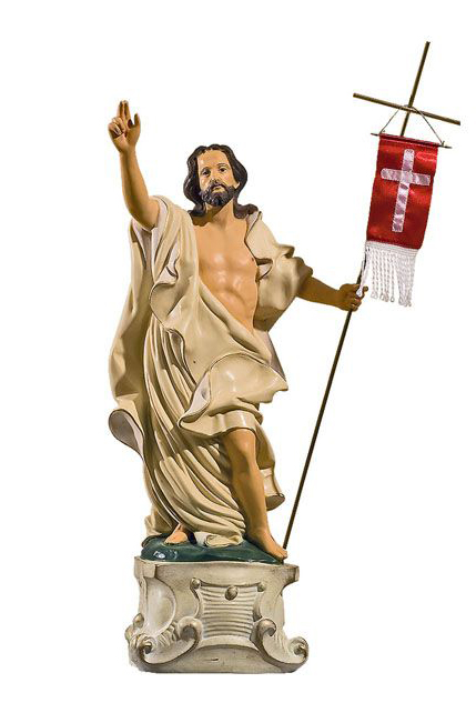 Jezus Zmartwychwstały - Rzeźba nagrobna - 55 cm - R121