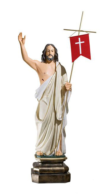 Jezus Zmartwychwstały - Rzeźba nagrobna - 120 cm - R126