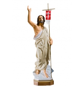 Jezus Zmartwychwstały - Rzeźba nagrobna - 89,5 cm - R124