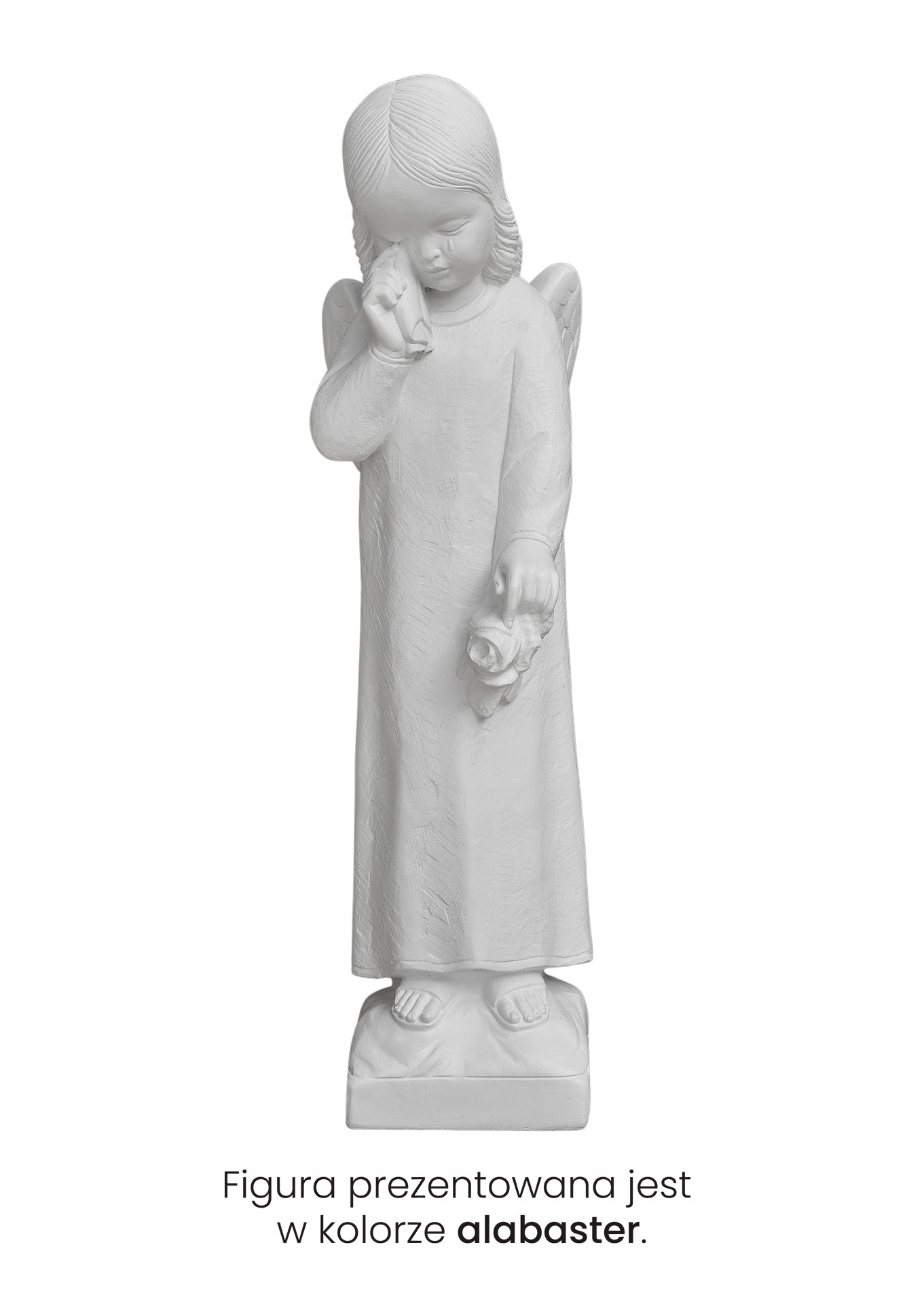 Płaczący Aniołek - Figurka nagrobkowa - 50 cm - R 385