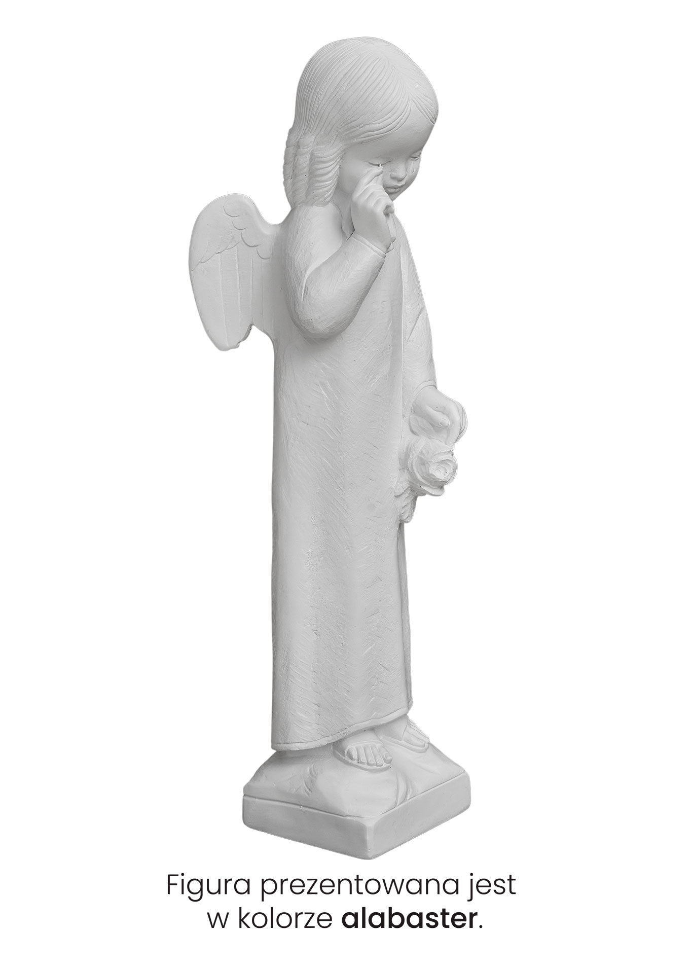Płaczący Aniołek - Figurka nagrobkowa - 50 cm - R 385