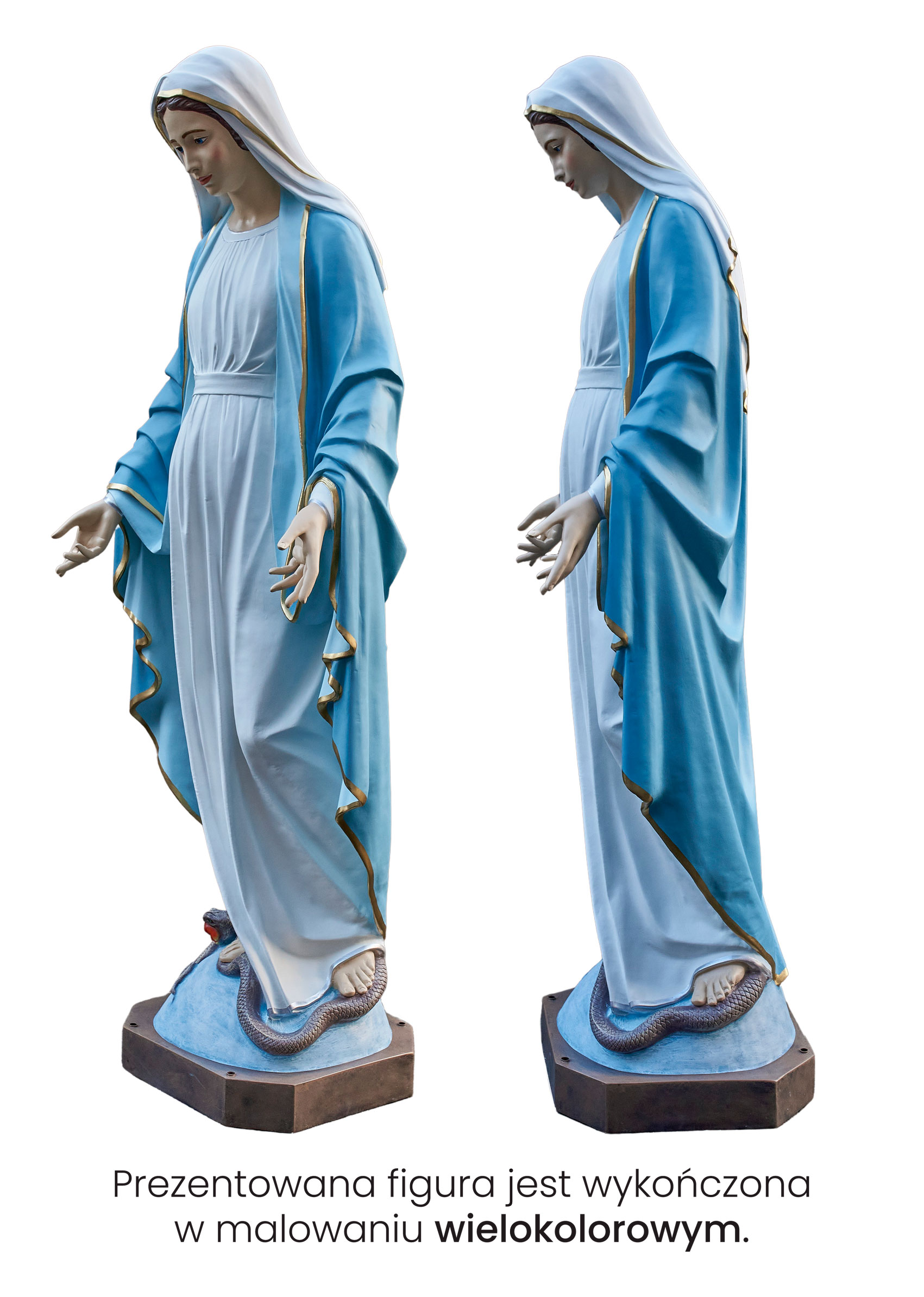Matka Boża Niepokalana - Figura nagrobna - 180 cm - R150