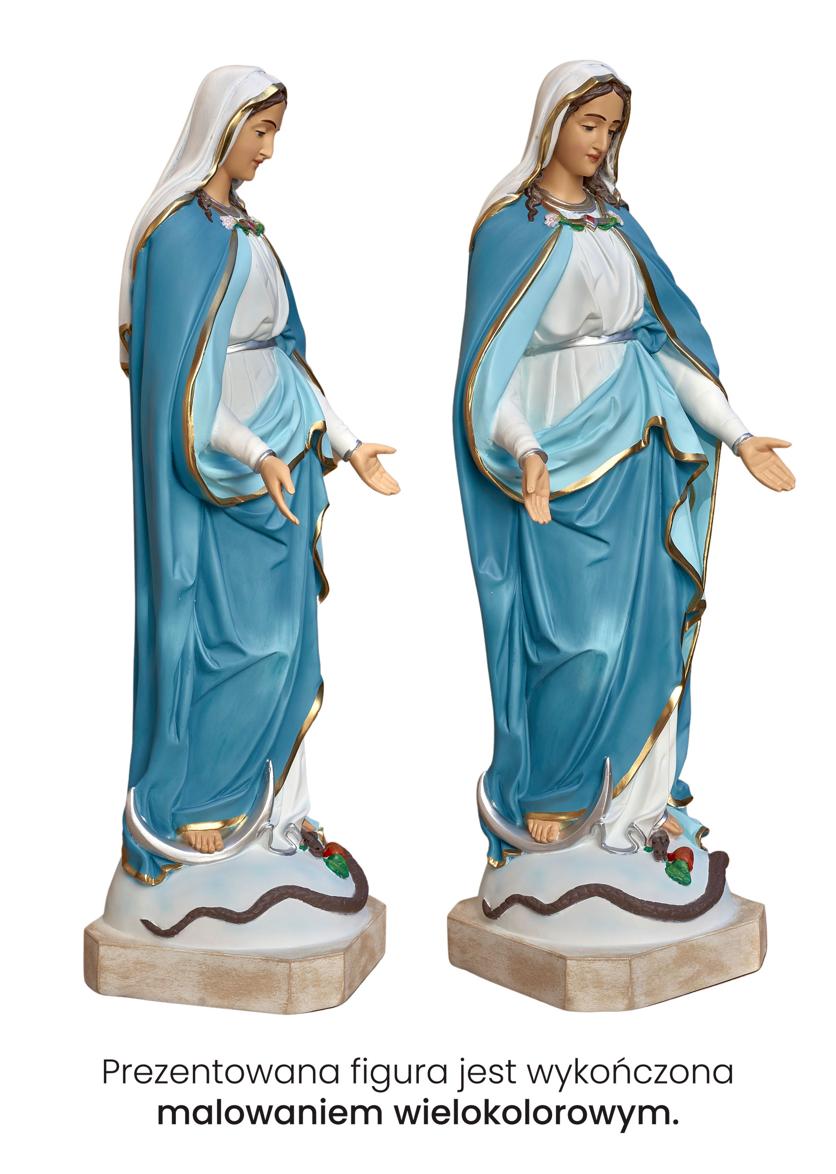 Matka Boża Niepokalana - Figura nagrobna  - 67 cm - R 156