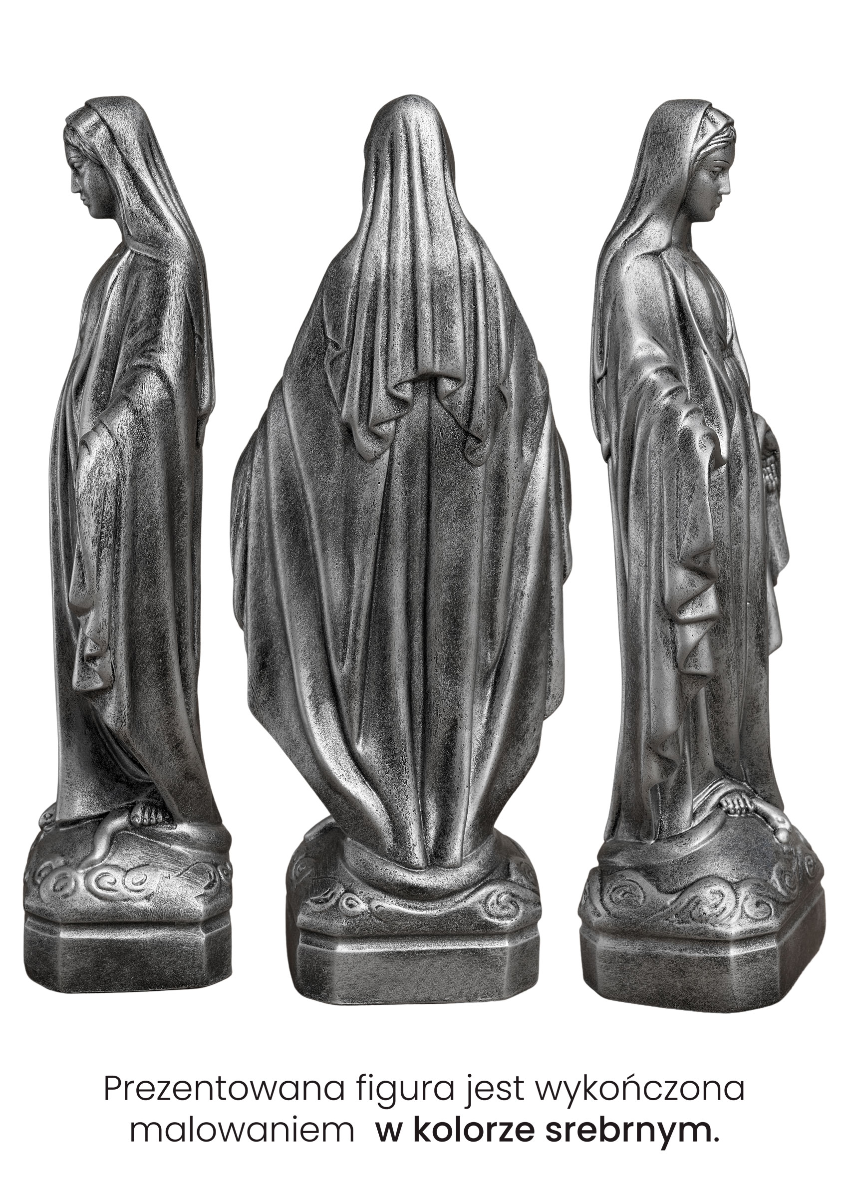 Matka Boża Niepokalana - Figura nagrobna - 32 cm - R 186