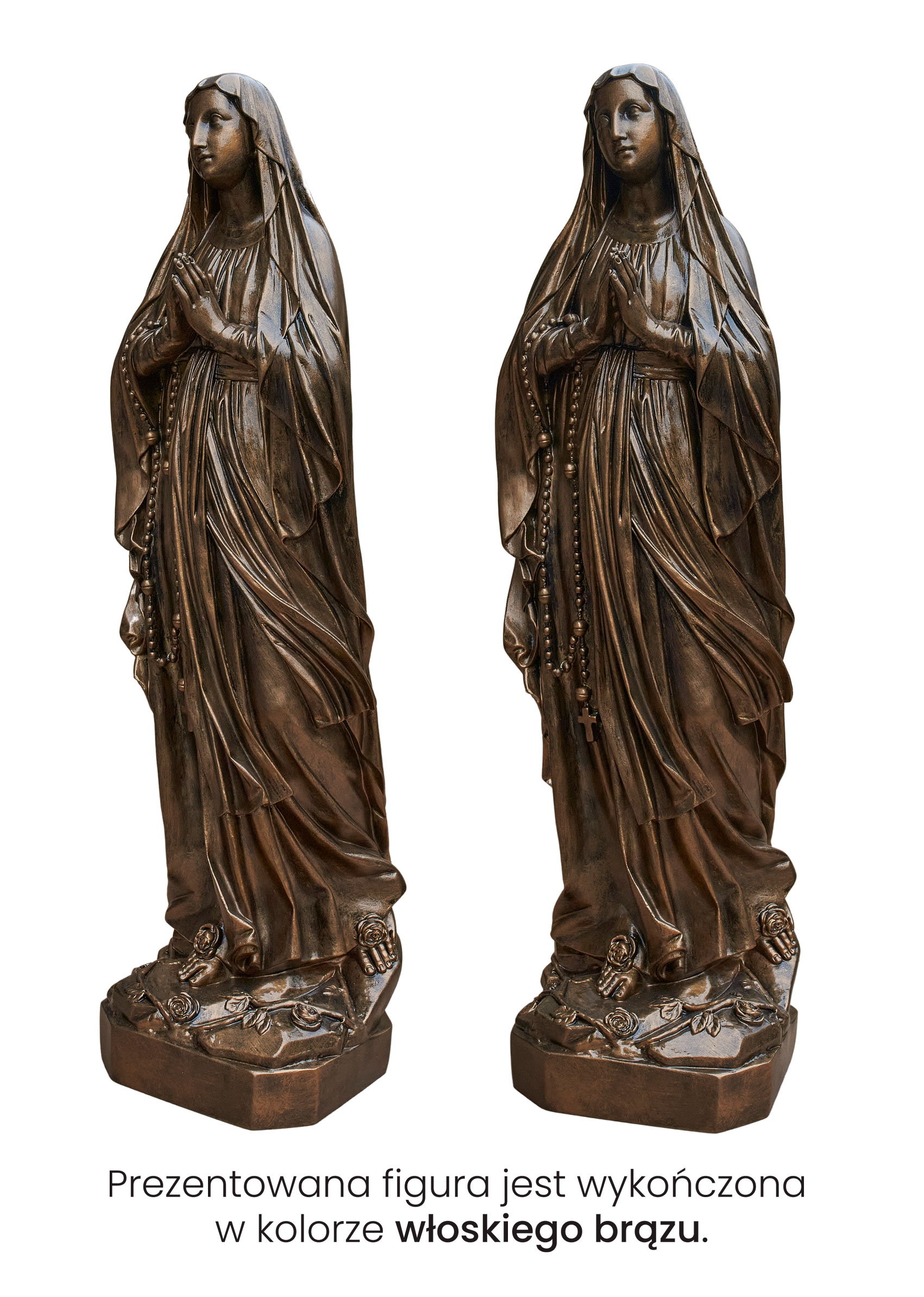 Matka Boża Różańcowa - Figura nagrobna - 101 cm - R159