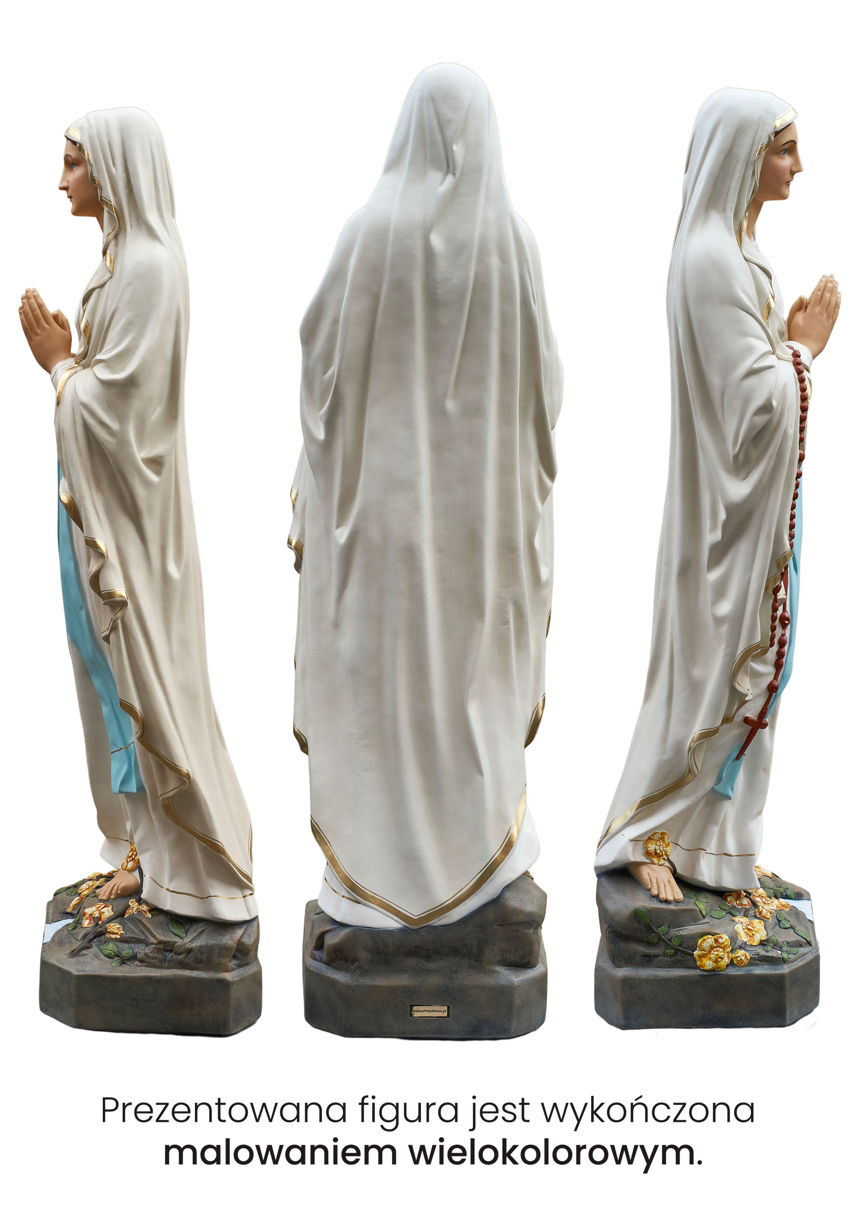 Matka Boża Różańcowa - Figura nagrobna - 153 cm - R 191