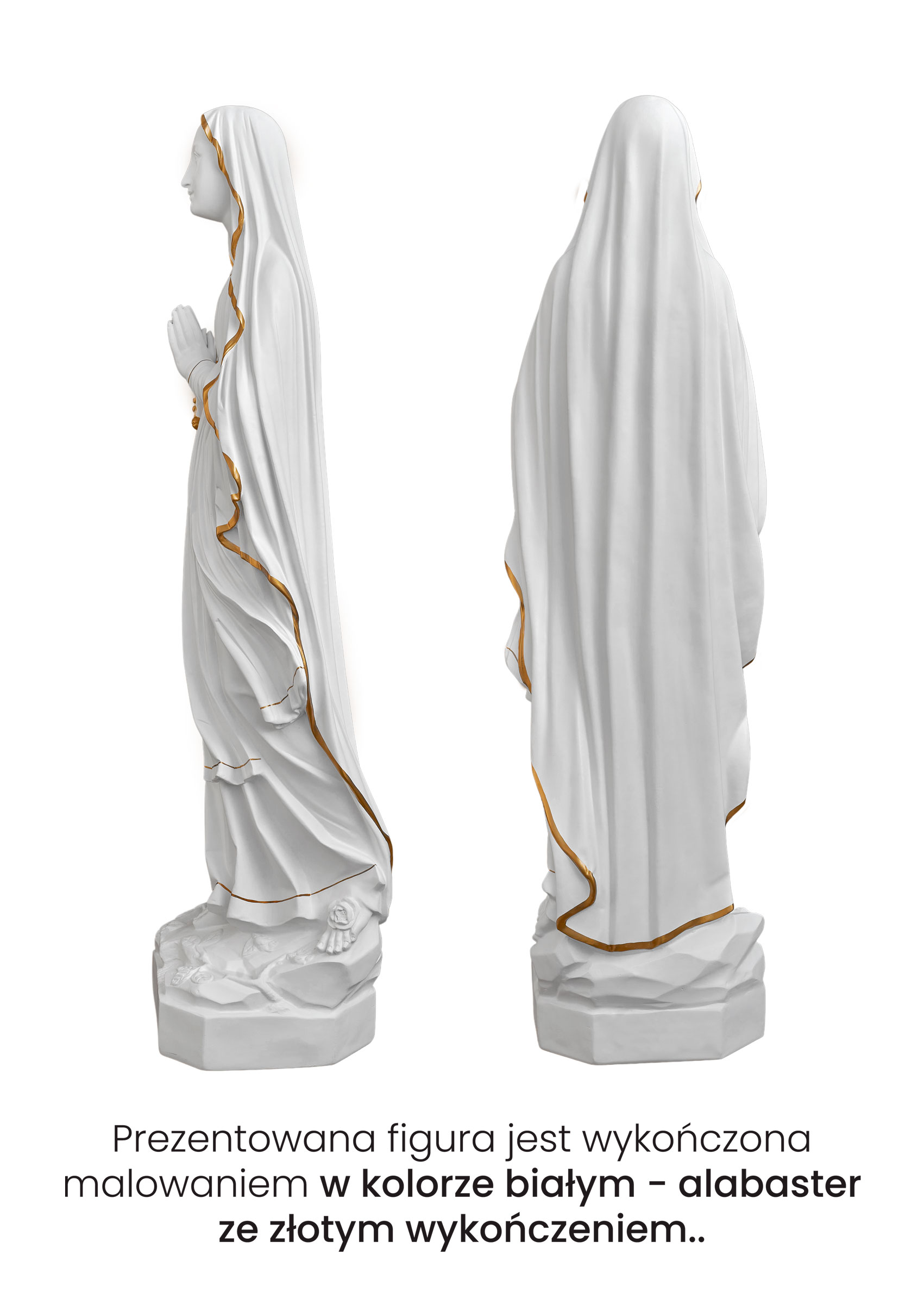 Matka Boża Różańcowa - Figura nagrobna - 132 cm - R 192