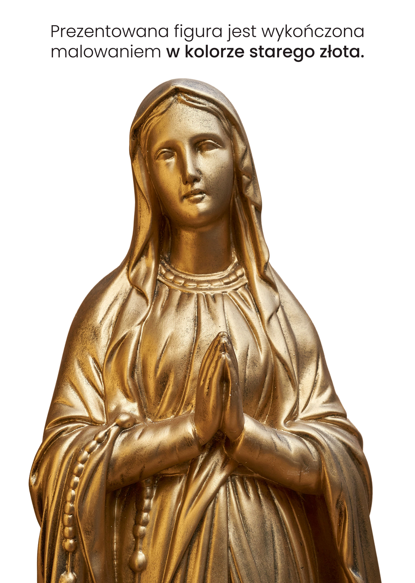 Matka Boża Różańcowa - Figura nagrobna - 67 cm - R 41