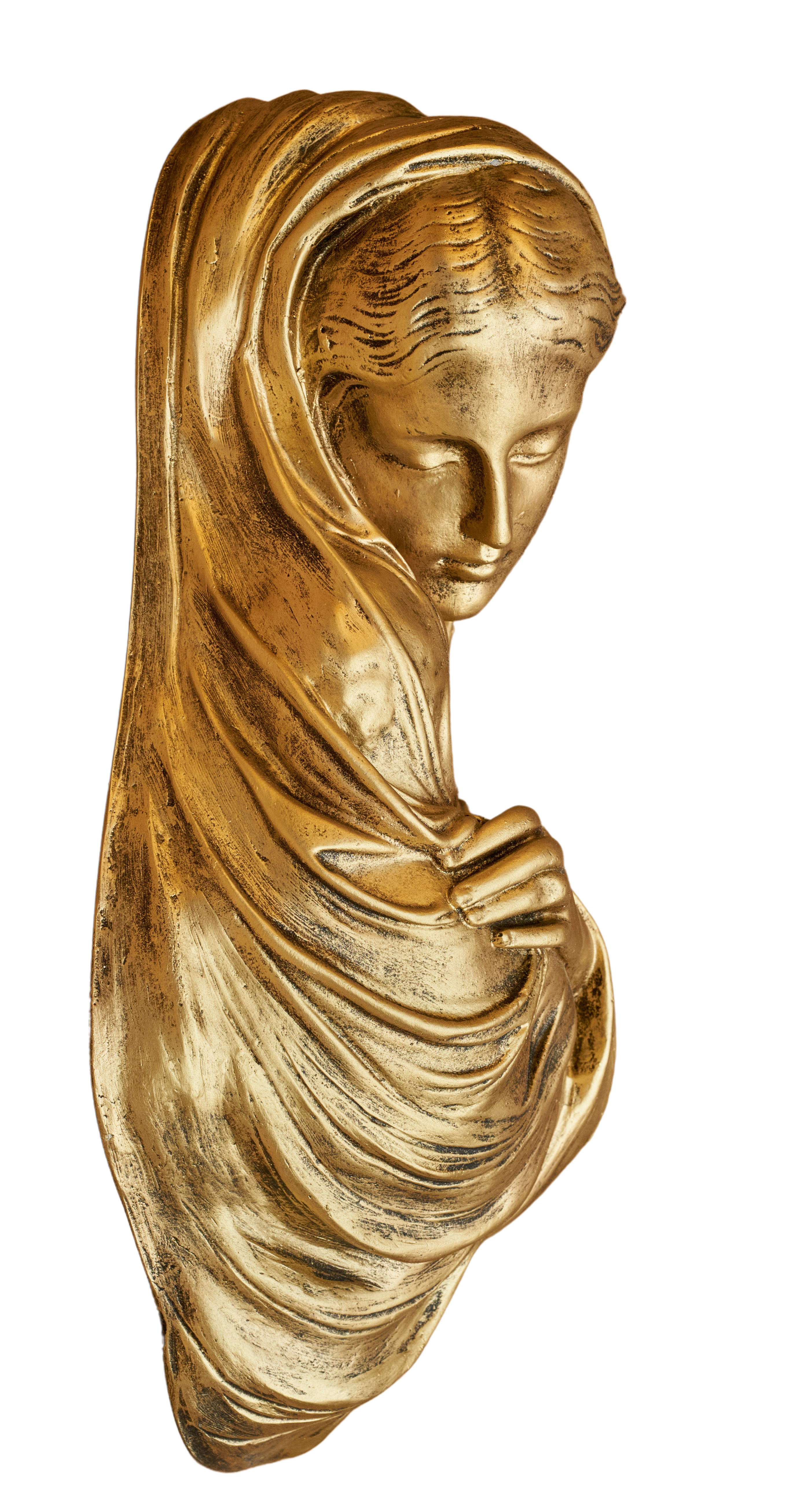 Matka Boża z Dzieciątkiem -  Płaskorzeźba nagrobna - 40 cm - P04