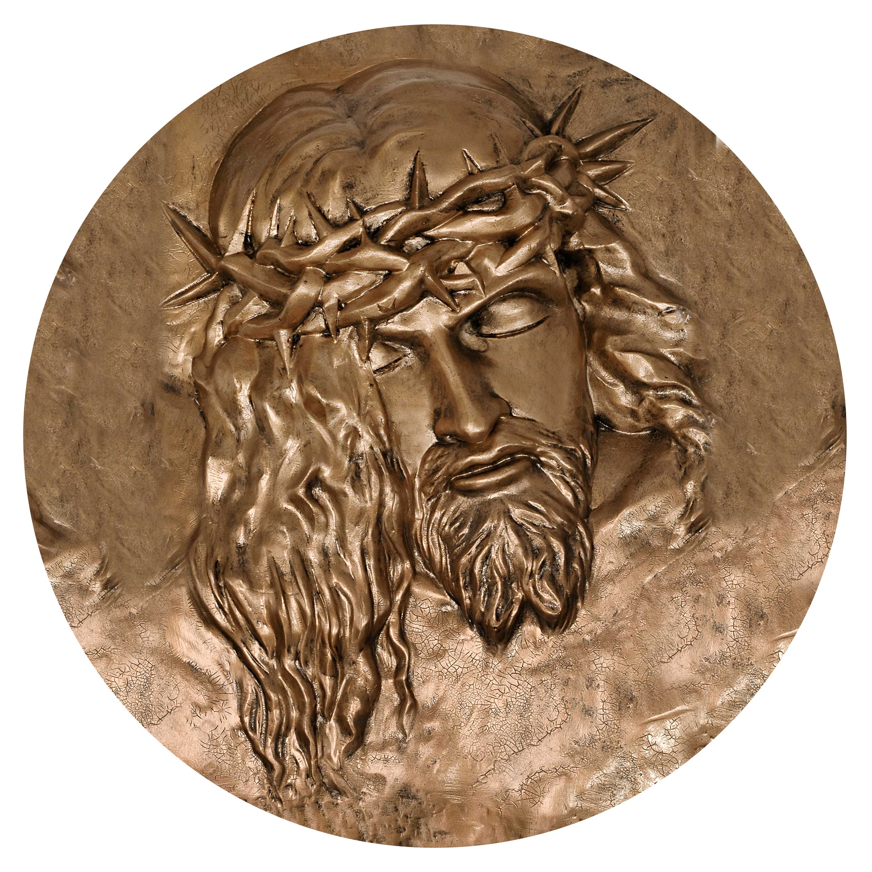 Pan Jezus -  Płaskorzeźba - ⌀45 cm - P19