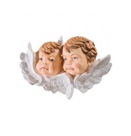 Para aniołków ze skrzydełkami - Rzeźba nagrobkowa - 35x25 cm - R79