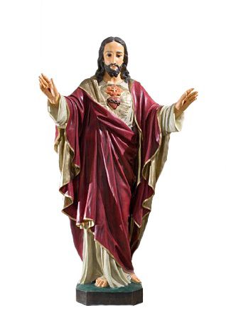 Serce Jezusa - Figura nagrobna - 105 cm - R 158