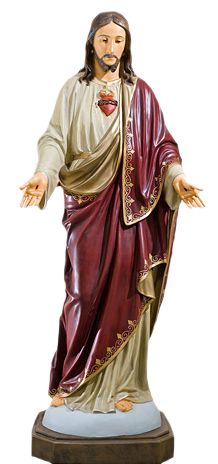 Serce Jezusa - Figura nagrobna - 165 cm - R 132