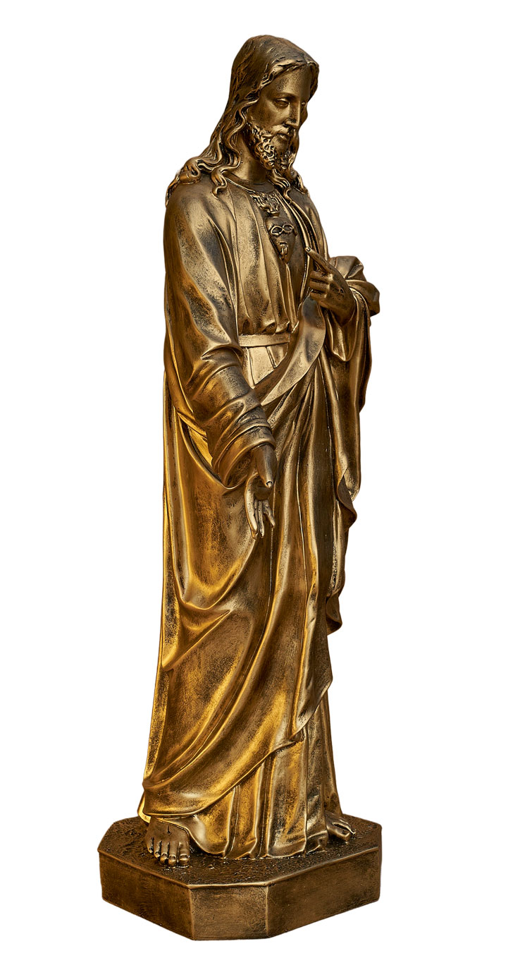 Serce Jezusa -  Figura nagrobna - 100 cm - R 55