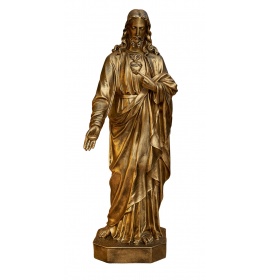 Serce Jezusa -  Figura nagrobna - 100 cm - R 55