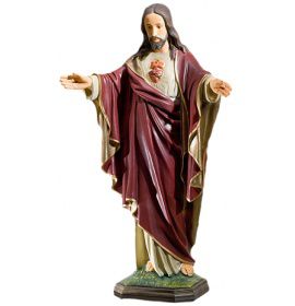 Serce Jezusa - Figura nagrobna - 68 cm - R 136
