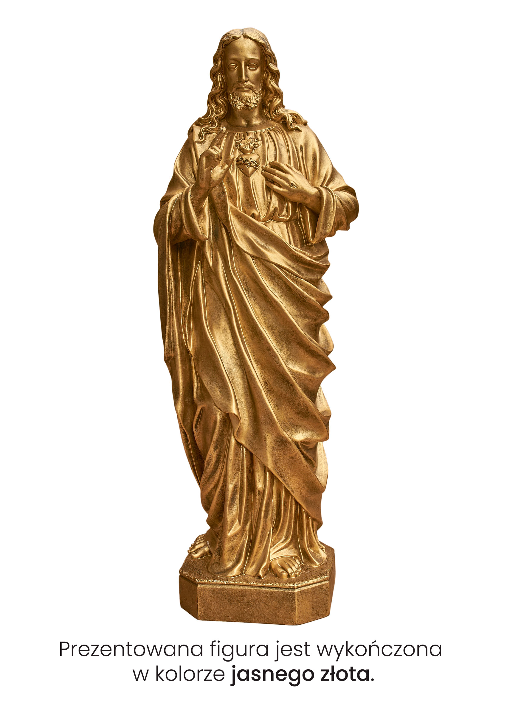 Serce Jezusa - Figura nagrobna - 85 cm - R131