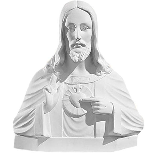 Serce Jezusa - Popiersie nagrobne - 35 cm - R 167