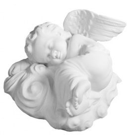 Śpiący Aniołek na chmurze - Figura nagrobna - 25 cm -  R 122