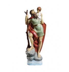 Święty Krzysztof  - Figura nagrobna - 82 cm - S51